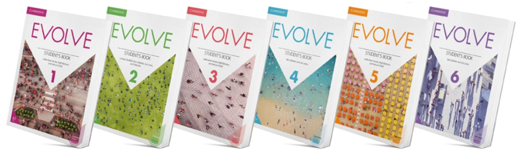 جامع‌ترین و به روزترین کورس بوک‌های حوزه‌ی آموزش زبان انگلیسیEvolve
